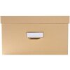 Exacompta 79602E Set di 3 scatole portaoggetti Office by me Beige