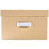 Exacompta 79602E Set di 3 scatole portaoggetti Office by me Beige