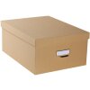 Exacompta 79602E Set di 3 scatole portaoggetti Office by me Beige