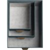 Exacompta 79603E Set di 3 scatole Office by Me blu-verde