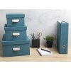 Exacompta 79603E Set di 3 scatole Office by Me blu-verde