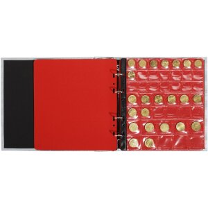 Exacompta 96000E Album per monete argento-metallizzato 24,5x25cm