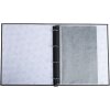 Exacompta 17601E Album fotografico ad anelli 60 pagine nere