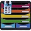 Cassettiera Exacompta BIG BOX MAXI 6 cassetti aperti Iderama arcobaleno