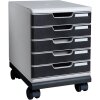 Exacompta 326714D Ruote per cassettiere Modulo Nero Ufficio