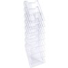 Exacompta 64858D Portadepliant a parete 8 scomparti A4 verticale cristallo trasparente