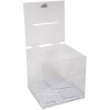 Exacompta 89158D Urna acrilica chiudibile 25 x 25 cm trasparente con coperchio