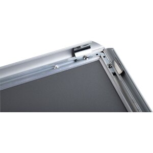 Exacompta 8294358D Cornice per poster da parete in alluminio A2 Exacryl argento