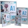 Exacompta 8294358D Cornice per poster da parete in alluminio A2 Exacryl argento