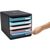 Exacompta 309606D Cassettiera Big Box 5 cassetti colori Scandi assortiti