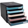 Exacompta 309606D Cassettiera Big Box 5 cassetti colori Scandi assortiti