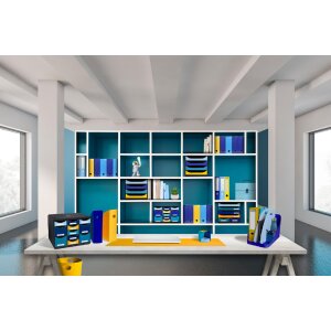 Exacompta 3501440D Flex Box Office Nero Grigio