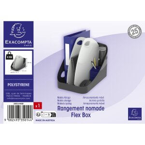 Exacompta 3501440D Flex Box Office Nero Grigio