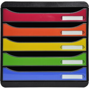 Iderama 3097298D Cassettiera Big Box Plus 5 cassetti...