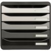 Shades of Grey 3097294D Cassettiera Big Box Plus 5 cassetti aperti
