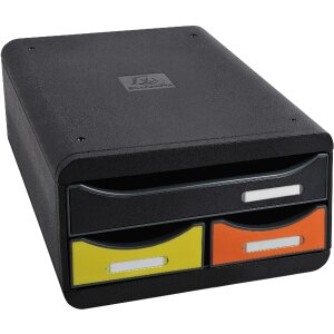 Iderama 311798D SMALL BOX con 3 cassetti colori arcobaleno