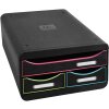 Exacompta 311914D SMALL-BOX a 3 cassetti Nero Ufficio Nero Arlecchino