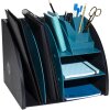 Exacompta 394505D Organizzatore da tavolo Neo Deco nero blu verde