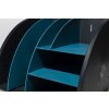 Exacompta 394505D Organizzatore da tavolo Neo Deco nero blu verde