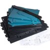 Exacompta 394505D Organizzatore da tavolo Neo Deco nero blu verde