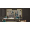 Exacompta 394505D Organizzatore da tavolo Neo Deco nero blu verde