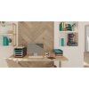 Exacompta 394606D Organizzatore da tavolo Skandi Blu Pacifico Nudo
