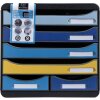 Exacompta 3124202D Cassettiera BIG BOX MAXI 6 cassetti Bee Blue