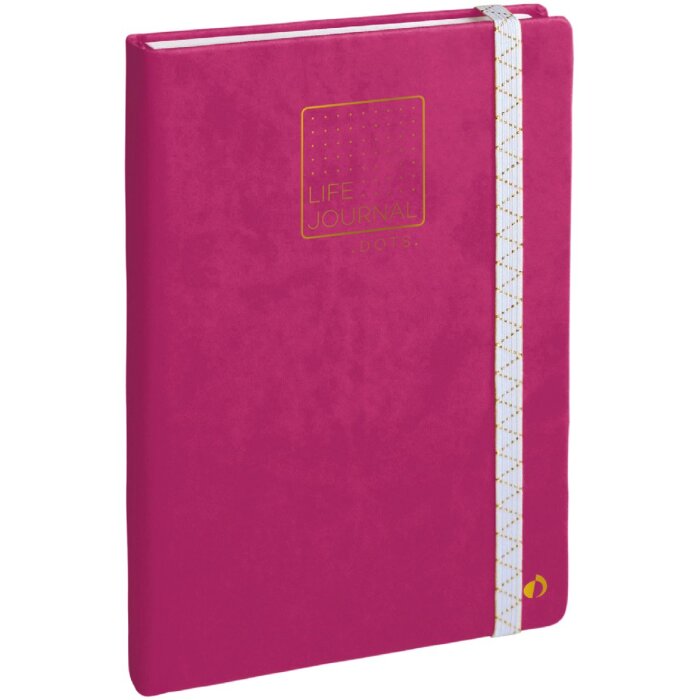 Quo Vadis Life Journal Bullet Journal Punti rosa chiaro 15x21 cm