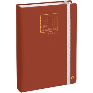 Quo Vadis Life Journal Marrone 15x21 cm Carta Clairefontaine