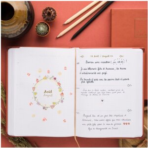 Quo Vadis Life Journal Marrone 15x21 cm Carta Clairefontaine