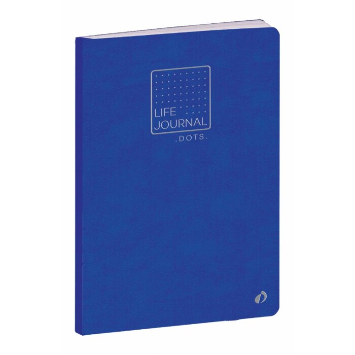Quo Vadis Life Journal Blu 15x21 cm Carta Clairefontaine Puntini