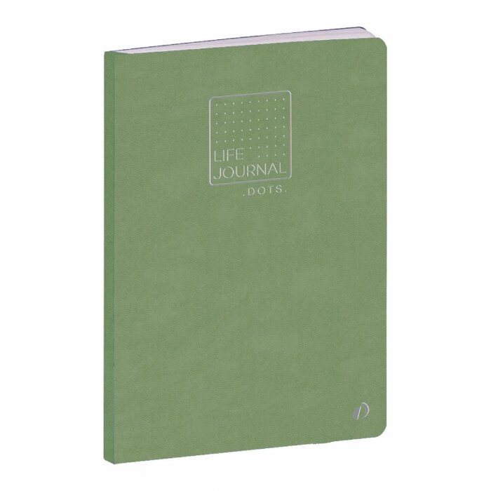 Quo Vadis Life Journal Dots Bullet Journal Verde 15x21 cm Carta Clairefontaine