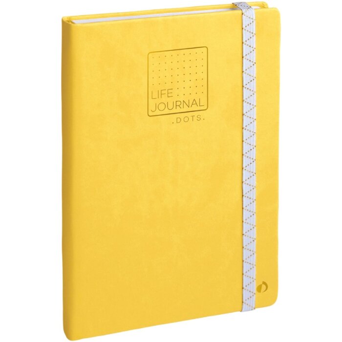 Quo Vadis Life Journal Dots Notebook Giallo 15x21 cm Carta Clairefontaine