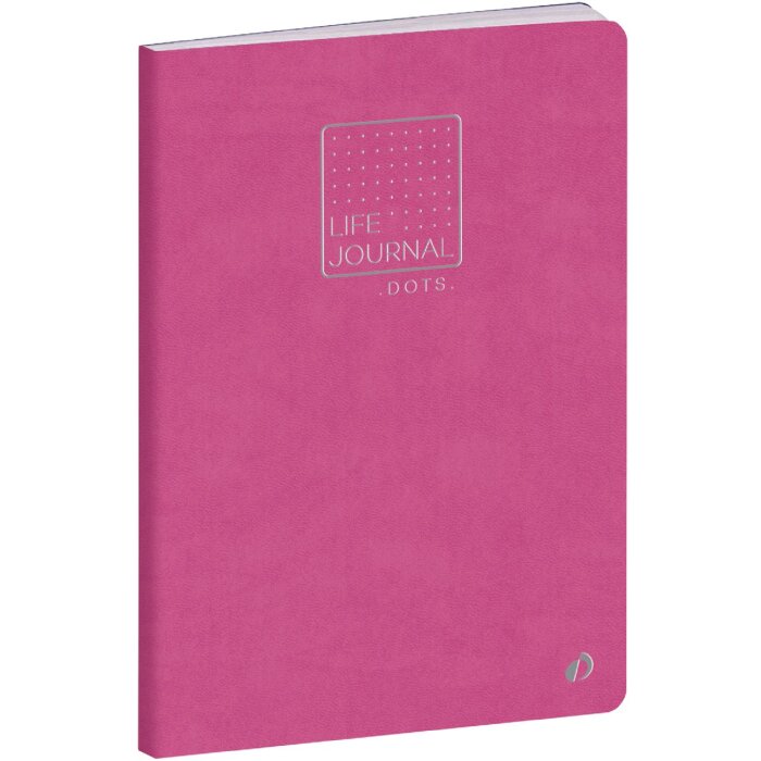 Quo Vadis Life Journal Dots Notebook Rosa 15x21 cm Carta Clairefontaine