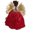 Clayre & Eef 50777 Decorazione Angelo 50x30x65 cm Rosso Oro