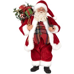 Clayre & Eef 65596 Decorazione per Babbo Natale 27 cm...