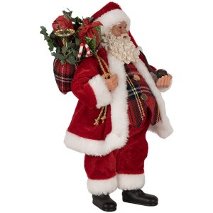 Clayre & Eef 65596 Decorazione per Babbo Natale 27 cm...