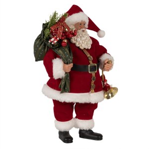 Clayre & Eef 65597 Decorazione Babbo Natale Rosso...