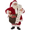 Clayre Eef Babbo Natale decorazione 27 cm plastica rossa stile country