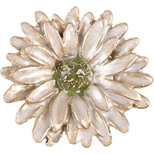 Clayre & Eef 65738 Pomello Fiore Oro Bianco Ø...