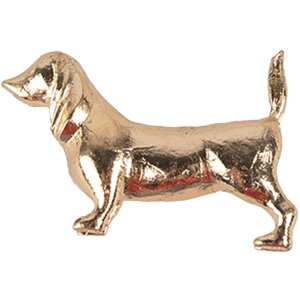 Clayre Eef Pomello per porta cane in ferro color oro...