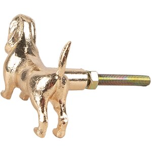Clayre Eef Pomello per porta cane in ferro color oro...