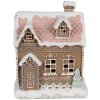 Clayre & Eef 6PR4317 Casa di decorazione con LED 13x10x16 cm / 3xAAA