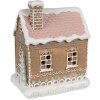 Clayre & Eef 6PR4317 Casa di decorazione con LED 13x10x16 cm / 3xAAA