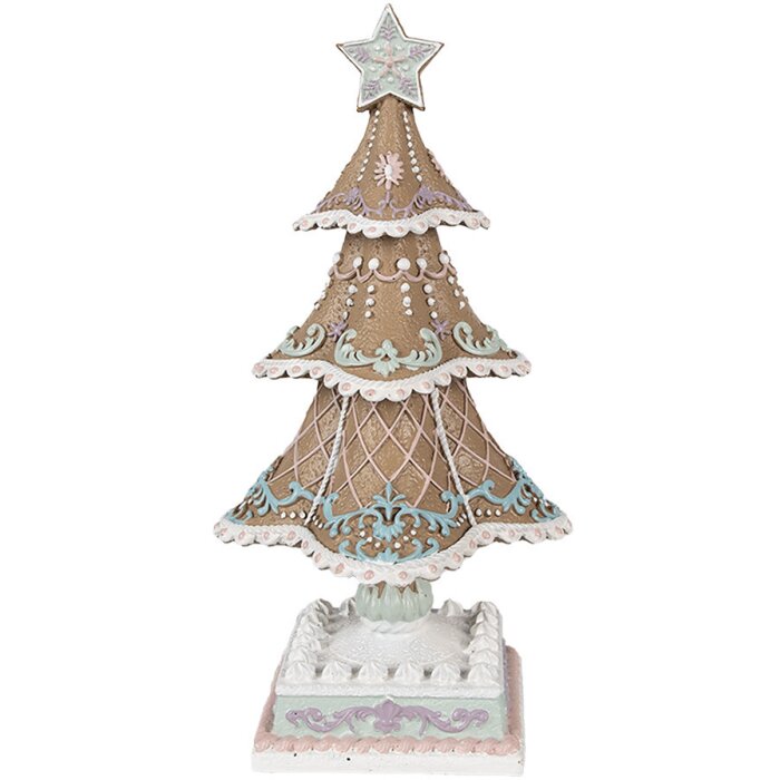 Clayre & Eef 6PR4320 Decorazione albero di Natale 12x12x25 cm