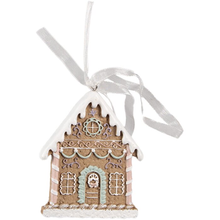 Clayre & Eef 6PR4322 Decorazione Ciondolo Casa 6x1x8 cm
