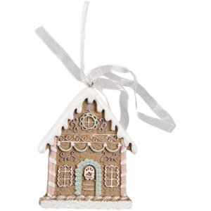 Clayre & Eef 6PR4322 Decorazione Ciondolo Casa 6x1x8 cm