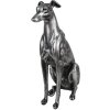 Clayre & Eef 6PR5068 Decorazione Cane color argento 20x10x30 cm