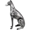 Clayre & Eef 6PR5068 Decorazione Cane color argento 20x10x30 cm