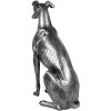 Clayre & Eef 6PR5068 Decorazione Cane color argento 20x10x30 cm